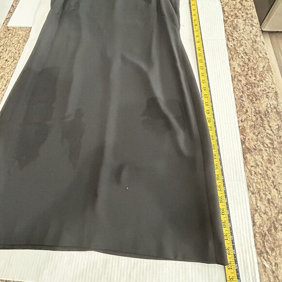 Vintage Depeche Dress Women's Size 16 Color Black Lined Yves Cossette Mode - Picture 9 of 12